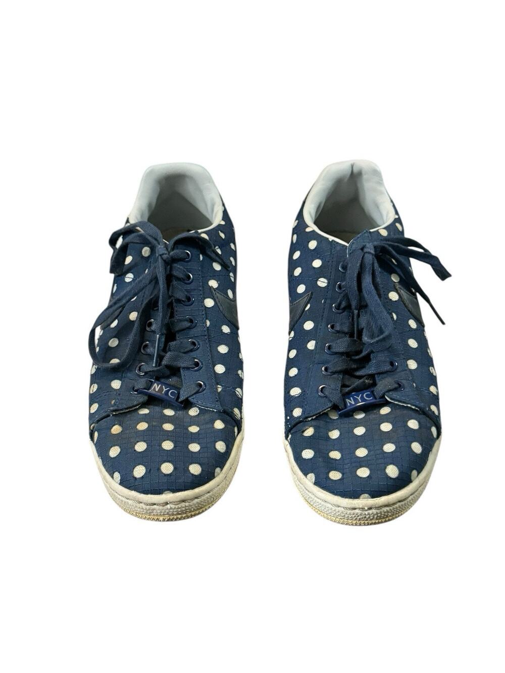 NIKE TENNIS CLASSIC ULTRA PREMIUM NYC Blue POLKA DOT Trainers Shoes Women US 8